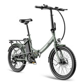 FAFREES F20 Light 16.75AH Electric Bike - 250W Motor 36V16.75Ah Battery 130KM PAS Mode Range Mechanical Brakes - Dark Green